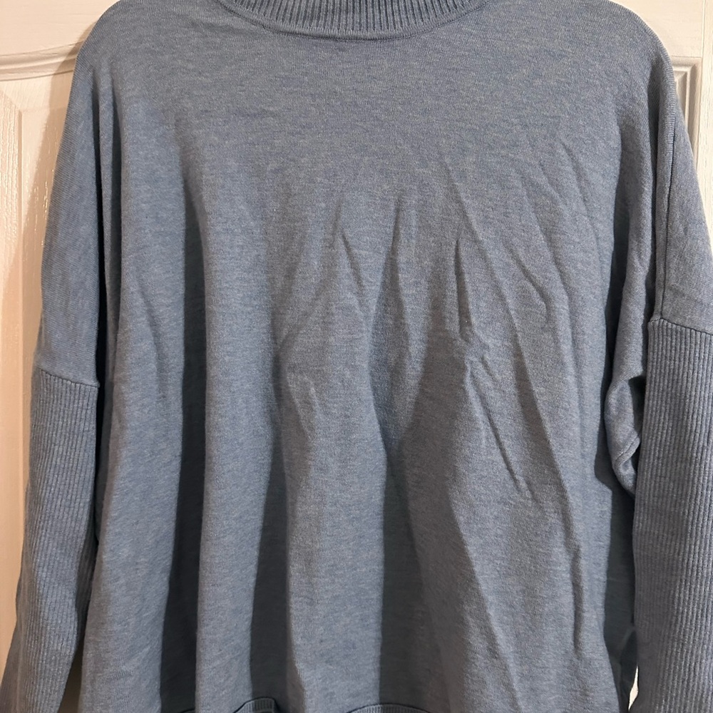 Kerisma Open Back Blue Sweatshirt